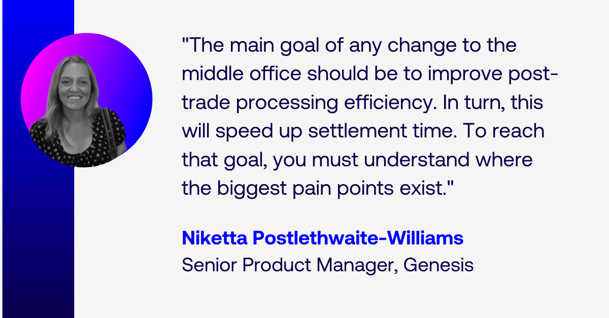 Miketta Postlethwaite-williams senior product manager, genesis